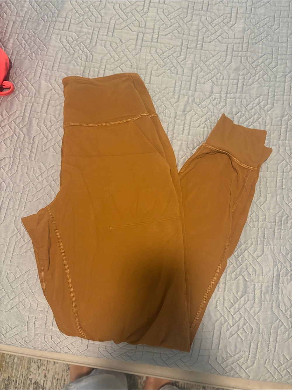 lululemon athletica High-Waist Leggings/joggers  in Burnt Orange